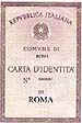 Carta d'identit di Roma